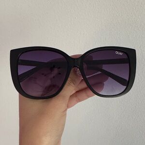 Quay Australia Black Frame with Purple Lenses Sunglasses ‘ EVER AFTER ‘